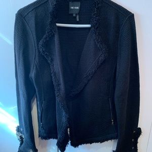 Nic + Zoe black Moto Jacket